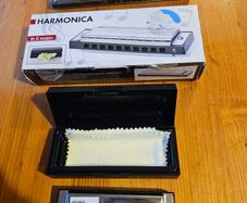 Harmonics X 2  1x Ian54420. Model No Z28465. I X Hero Harmonica . Both In Working Order.  See Photos For Same.