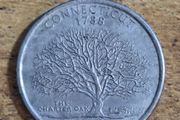 USA, State Quarter Dollar 1999 P Connecticut - free standard postage