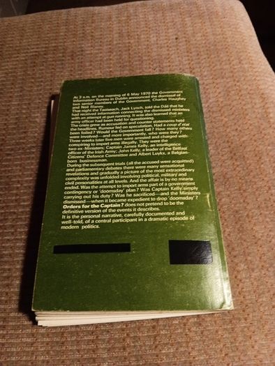 Unique Find. 1971 1st Edition. Orders for the Captain? James Kelly.