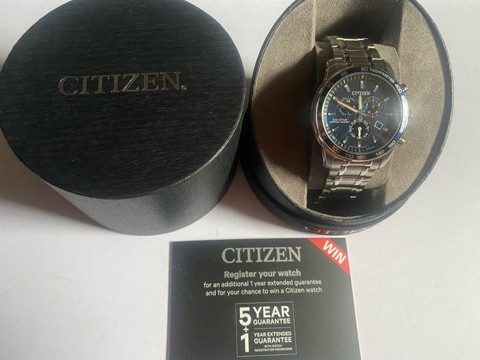 Citizen eco drive watch perpetual calendar solar power brand new