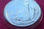 2012 UK 2 Pounds 1 oz Silver Bullion Coin Britannia BU (In Capsule)
