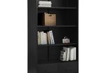 Bookshelf Industrial Black 90x40x180 cm Steel