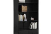 Bookshelf Industrial Black 90x40x180 cm Steel