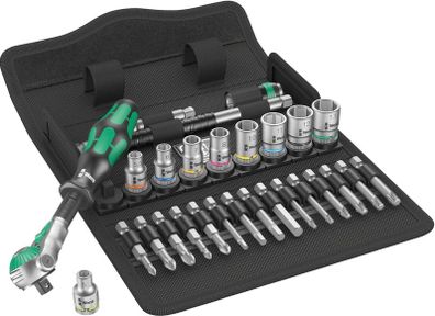 Imperial 1/4-inch Drive Zyklop 8100 SA6 Metal-Speed Multi-Function Ratchet and Socket Set (28 Pieces)
