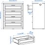 IKEA SONGESAND chest of 4 drawers Image 4