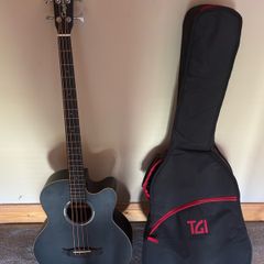 Tanglewood Blackbird Electro Acoustic Bass & Padded Gig Bag