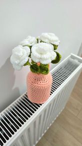 Crochet Flower Pot Decor