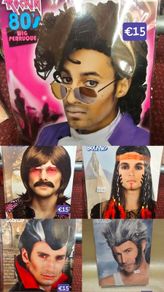 Halloween wigs and accessories