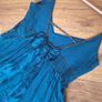 vintage y2k karen millen silk teal embellished Image 5