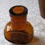 Set of 3 Antique Amber Glass Bottles - OXO 16oz & Bovril 2oz & 1/2oz. c.1900-1930. Excellent Antique Condition Image 6