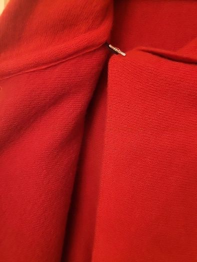 brand new beautiful red cropped wool jacket