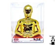 Disney Star Wars C-3PO Gold Robot Money Box Piggy Bank Coin Jar Novelty Brand New In Box