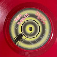IRON MAIDEN official single Limited Edition red vinyl original release the number of the beast vinyl record in vg+ condition