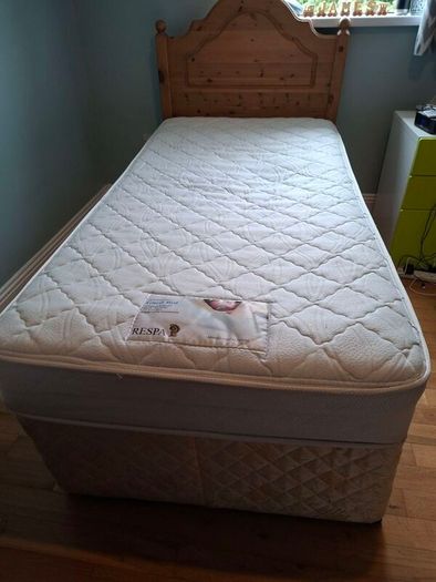 SIngle Bed and mattress