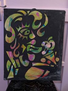 Painting by Glen