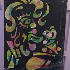 Painting by Glen
