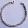 Vintage Sterling Silver 925 Round CZ Tennis Bracelet length 8" - 11,3g Image 7