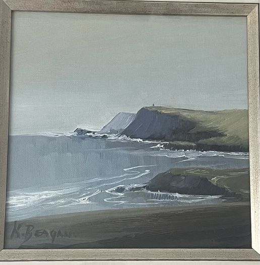 Kate Beagan four Oil on Board paintings