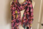 Fraas geometric scarf new with tags