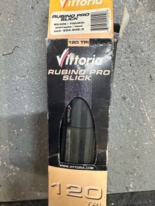 Vittoria Rubin pro slick tyre