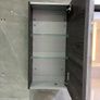 Ex Display Danish made Dansani Mido Pine Grey Wall Cabinet, wall Hung base unit , wooden tray & Laundry bag Image 3