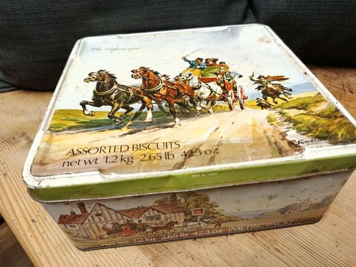 Old Tea & Biscuits tins