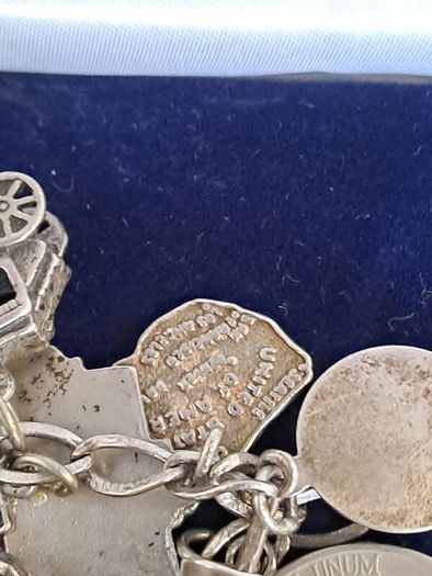 silver charm bracelet
