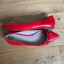 Carvela Kurt Geiger flats in vibrant red, size UK 4 Image 8