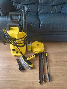 Karcher K2 Power Control Pressure Washer, WB60 Soft Wash Brush, Boxed, Receipt & Warranty