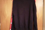 navy knit jumper with pop button sleeves from h&amp;m