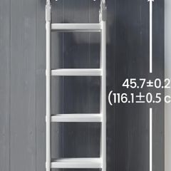 Multi purpose folding ladder