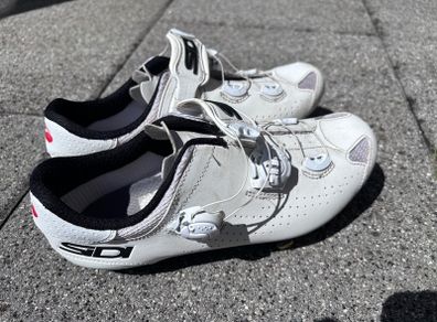 Sidi Genius 10 Road Shoes White Size 41 EU