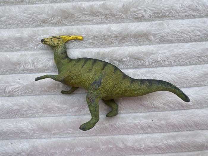 1988 Carnegie Collection Safari Parasaurolophus Dinosaur approx. 12.5 cm. Used Please see photos