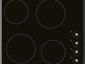 Ceramic Hob 60cm Rotary Control 4 Zone Black