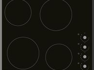 main image for ad Ceramic Hob 60cm Rotary Control 4 Zone Black