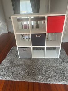 White storage unit