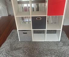 White storage unit