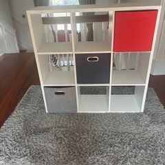 White storage unit