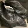 Black wedge boots Image 4