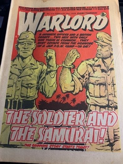 Warlord Comics x 10- Issues 175,179, 184,185,186,197,203,204, 205,208,- Jan 28th 1978- Sept 16th 1978 DC Thomson- Vintage UK Comics