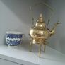 Brass Teapot on a Trivet Image 2