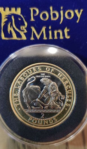 Gibraltar 2 pounds 2020 Hercules Series - The Cretan Bull