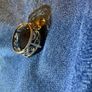 9ct / 9k Gold Large Smokey Quartz Pendant Image 9