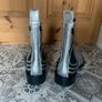 RARE! Paco Rabanne H&M Shimmering Metallic Leather Chelsea Boots Limited Collaboration Image 6
