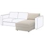Ikea Vimle Chaise Section with storage Image 2