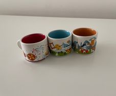 Three Starbucks Espresso mugs