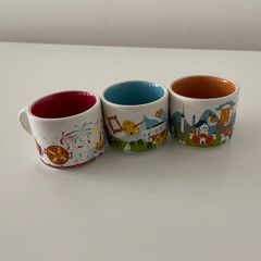 Three Starbucks Espresso mugs