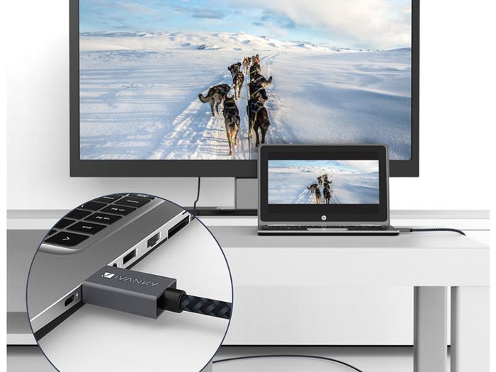 iVANKY 4.5M Active DisplayPort (Male) to HDMI (Male) UHD (4K@60Hz) Gold-Plated/Nylon-Braided Cable (Brand New/Warranty)