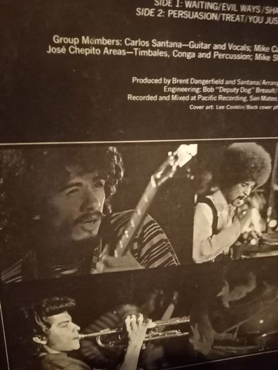 SANTANA debut 1st UK press 1969 LP laminated classic rock complete Hendrix Eric Clapton
