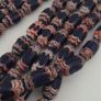 Antique Venetian Style Blue Trade Glass Beads Necklace Strands Image 10